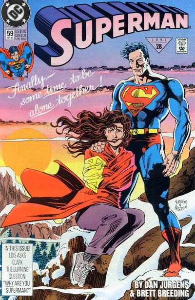 Superman, Vol. 2 Superman's Fiancee Lois Lane |  Issue#59A | Year:1991 | Series: Superman | Pub: DC Comics