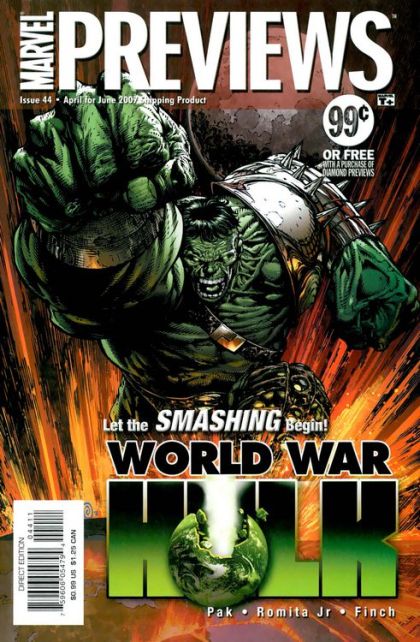 Marvel Previews, Vol. 1 World War Hulk |  Issue#44 | Year:2007 | Series: Marvel Previews | Pub: Marvel Comics |
