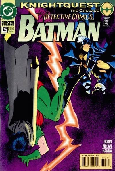 Detective Comics, Vol. 1 Knightquest: The Crusade - Smash Cut |  Issue#672A | Year:1994 | Series: Detective Comics | Pub: DC Comics