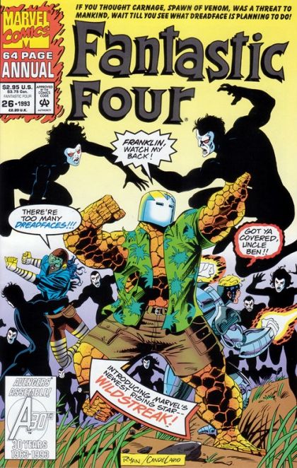 Fantastic Four, Vol. 1 Annual Dreadface Lives! |  Issue#26A | Year:1993 | Series: Fantastic Four | Pub: Marvel Comics