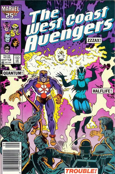 The West Coast Avengers, Vol. 2 The Attraction Between Two Bodies! |  Issue#12B | Year:1986 | Series:  |