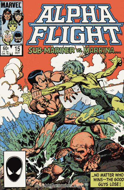 Alpha Flight, Vol. 1 Blind Date |  Issue#15A | Year:1984 | Series: Alpha Flight | Pub: Marvel Comics