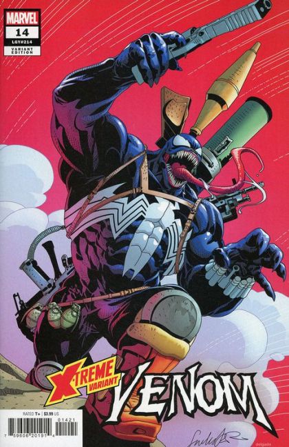 Venom, Vol. 5 Dark Web  |  Issue#14B | Year:2022 | Series: Venom | Pub: Marvel Comics | Salvador Larroca X-Treme Marvel Variant