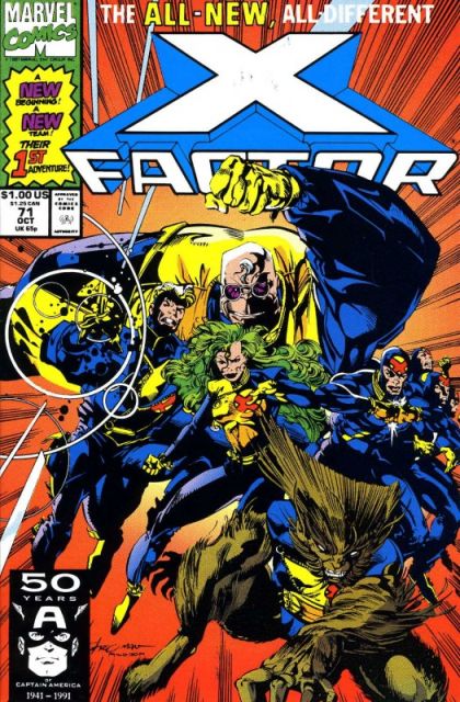 X-Factor Cutting the Mustard |  Issue#71A | Year:1991 | Series: X-Factor | Pub: Marvel Comics