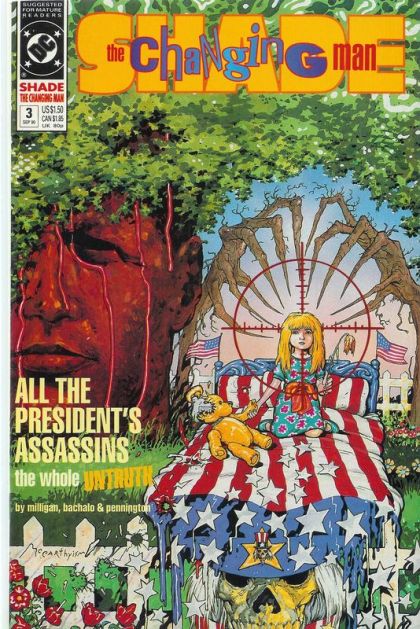 Shade the Changing Man, Vol. 2 All The President's Assassins |  Issue#3 | Year:1990 | Series: Shade the Changing Man | Pub: DC Comics |