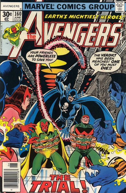 The Avengers, Vol. 1 ...The Trial! |  Issue#160A | Year:1977 | Series: Avengers | Pub: Marvel Comics