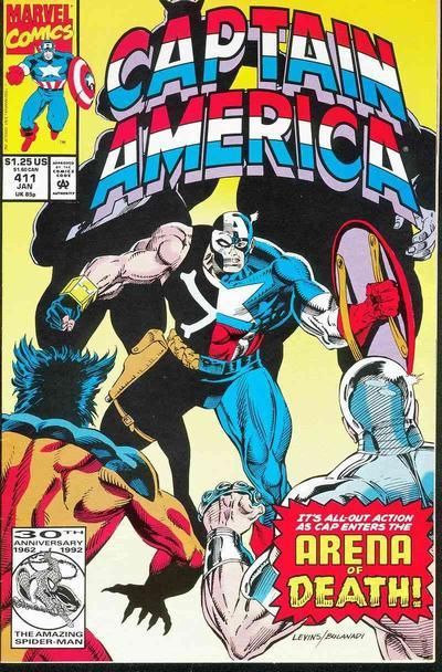 Captain America, Vol. 1 The Arena |  Issue#411A | Year:1993 | Series: Captain America | Pub: Marvel Comics | Direct Edition