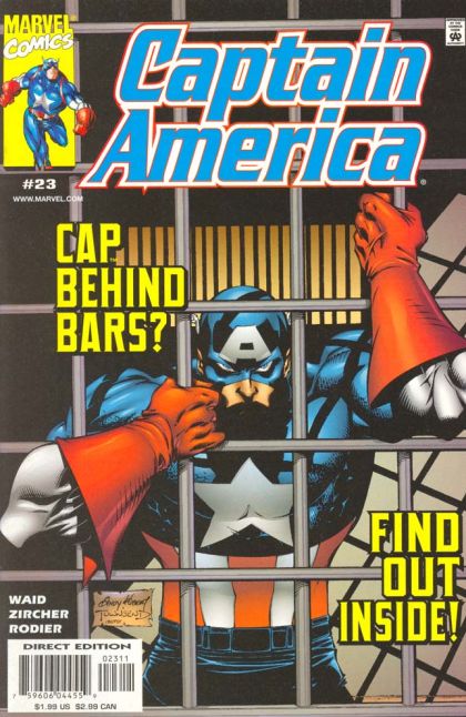 Captain America, Vol. 3 Land Of The Free |  Issue#23A | Year:1999 | Series: Captain America | Pub: Marvel Comics |