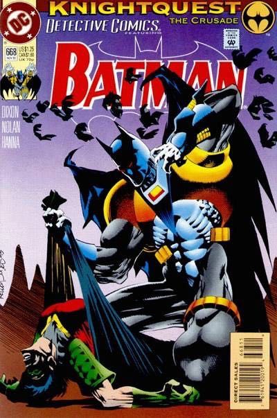 Detective Comics Knightquest: The Crusade - Runaway |  Issue#668A | Year:1993 | Series: Detective Comics | Pub: DC Comics