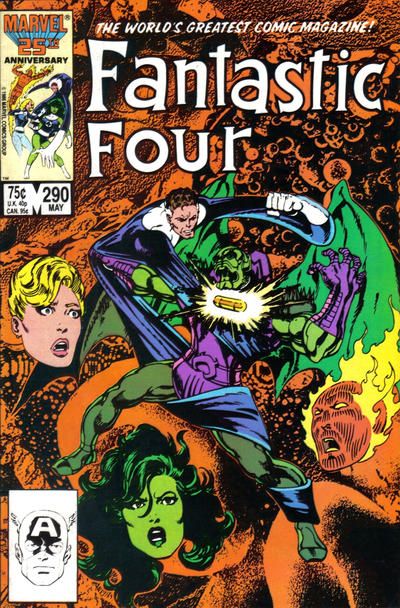 Fantastic Four, Vol. 1 Risk |  Issue#290A | Year:1986 | Series: Fantastic Four | Pub: Marvel Comics |