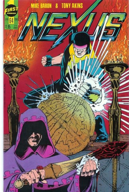 Nexus, Vol. 2 Seat Of Power |  Issue#64 | Year:1990 | Series: Nexus | Pub: First Comics