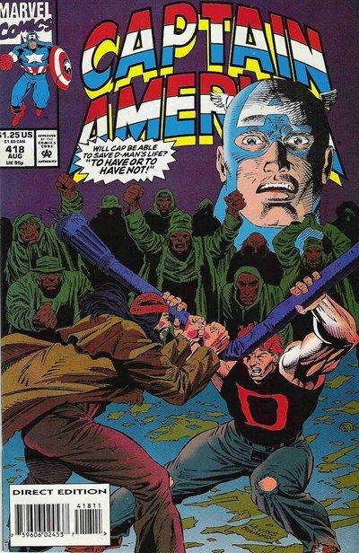 Captain America, Vol. 1 To Have and to Have Not |  Issue#418A | Year:1993 | Series: Captain America |