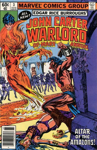 John Carter, Warlord of Mars Annual Amazons of Mars |  Issue#3B | Year:1979 | Series: John Carter | Pub: Marvel Comics |