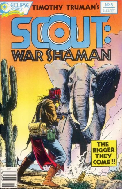 Scout: War Shaman The Harder They Fall |  Issue#8 | Year:1988 | Series: Scout | Pub: Eclipse Comics