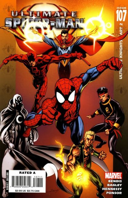 Ultimate Spider-Man, Vol. 1 Ultimate Knights, Part 2 |  Issue#107 | Year:2007 | Series: Spider-Man | Pub: Marvel Comics |