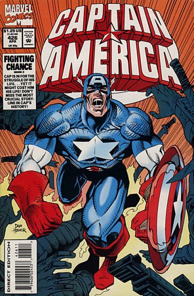 Captain America, Vol. 1 Fighting Chance, Part 2: Graven Images |  Issue#426A | Year:1994 | Series: Captain America | Pub: Marvel Comics |