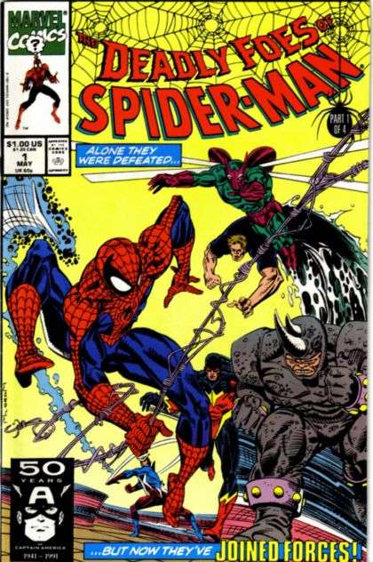 The Deadly Foes of Spider-Man Punishment And Crime |  Issue#1A | Year:1991 | Series: Spider-Man |