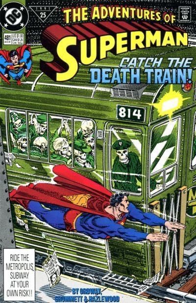 The Adventures of Superman The Big Drain |  Issue#481A | Year:1991 | Series: Superman | Pub: DC Comics |