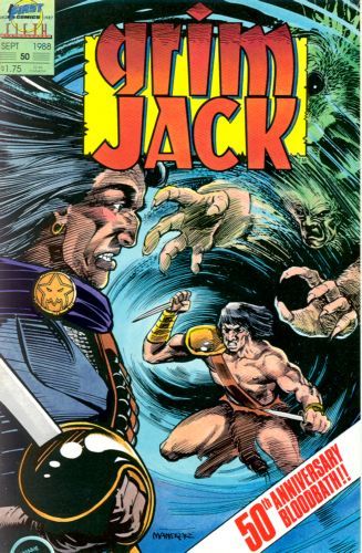 Grimjack Blood Bath |  Issue#50 | Year:1988 | Series: Grimjack | Pub: First Comics