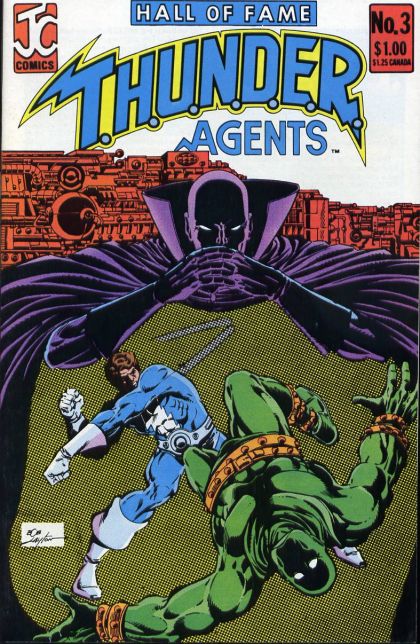 Hall of Fame featuring the T.H.U.N.D.E.R. Agents Dynamo Battles Dynavac / Fingers Of Fate / Turnabout |  Issue#3 | Year:1983 | Series: T.H.U.N.D.E.R. Agents | Pub: JC Comics