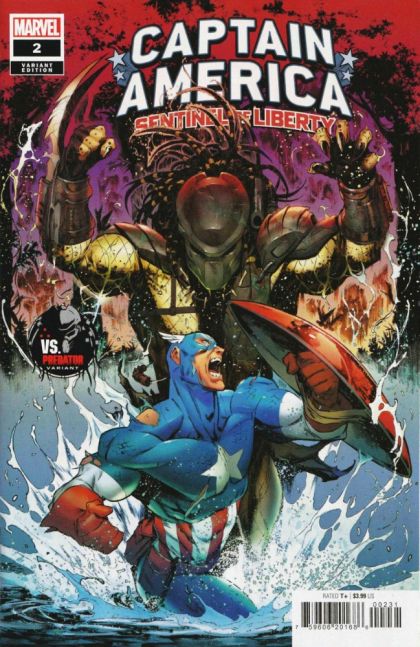 Captain America: Sentinel of Liberty, Vol. 2 Revolution, Part Twp |  Issue#2C | Year:2022 | Series:  | Pub: Marvel Comics | Iban Coello Predator Cover