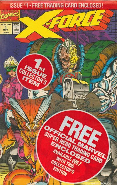 X-Force, Vol. 1 A Force To Be Reckoned With |  Issue#1C | Year:1991 | Series: X-Force | Pub: Marvel Comics
