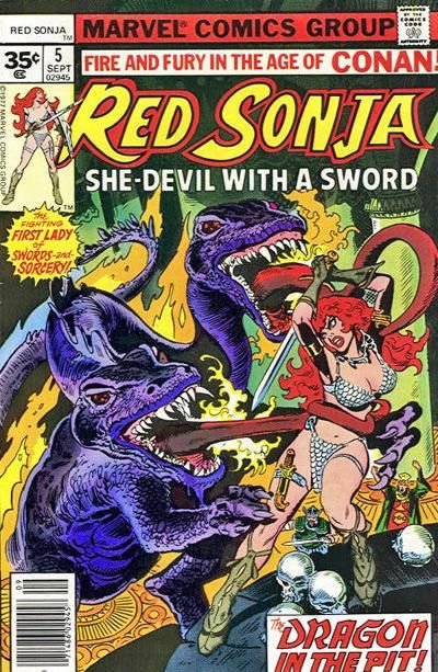 Red Sonja, Vol. 1 Master of the Bells! |  Issue#5B | Year:1977 | Series: Red Sonja | Pub: Marvel Comics