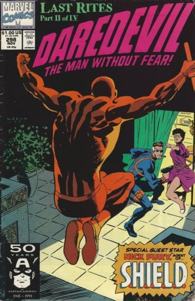Daredevil, Vol. 1 Last Rites, Part 2: Turnabout |  Issue#298A | Year:1991 | Series: Daredevil | Pub: Marvel Comics |