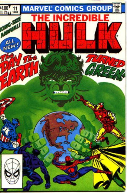 The Incredible Hulk, Vol. 1 Annual The Day the Earth Turned Green |  Issue#11A | Year:1982 | Series: Hulk | Pub: Marvel Comics |
