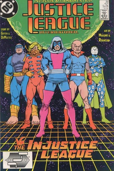 Justice League / International / America Invasion - Gross Injustice |  Issue#23A | Year:1989 | Series: Justice League |