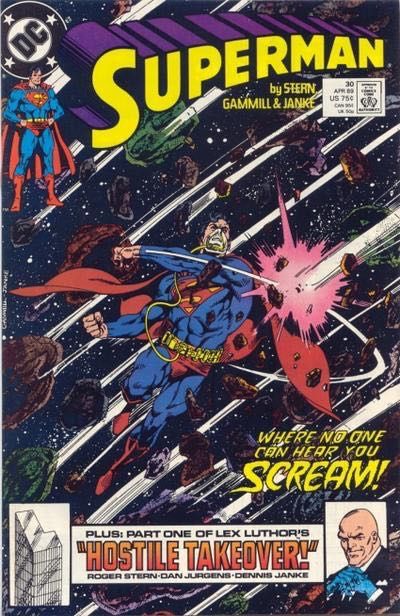 Superman, Vol. 2 Alone / Hostile Takeover, Part 1: King of All He Surveys! |  Issue#30A | Year:1989 | Series: Superman |