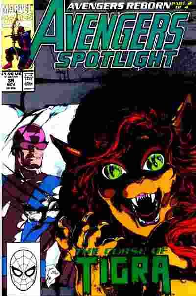 Avengers: Spotlight, Vol. 1 Avengers Reborn, Part 2 |  Issue#38A | Year:1990 | Series: Avengers | Pub: Marvel Comics | Direct Edition