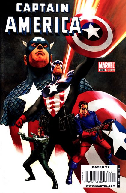 Captain America, Vol. 5 Origin / One Year After / In Memorium / The Persistence of Memorabilia / My Bulletin Board / Red Skull's Deadly Revenge |  Issue#600A | Year:2009 | Series: Captain America | Pub: Marvel Comics
