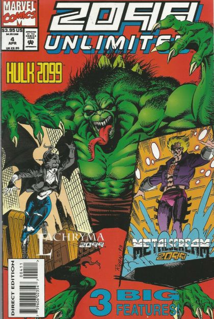 2099 Unlimited Hammer's Echo |  Issue#4A | Year:1994 | Series:  | Pub: Marvel Comics |