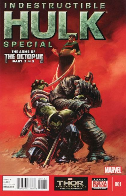 Indestructible Hulk Special The Arms of the Octopus - Part 2: For a Friend Whose Work Has Come to Triumph |  Issue#1A | Year:2013 | Series: Hulk | Pub: Marvel Comics | Regular Alexander Lozano Cover
