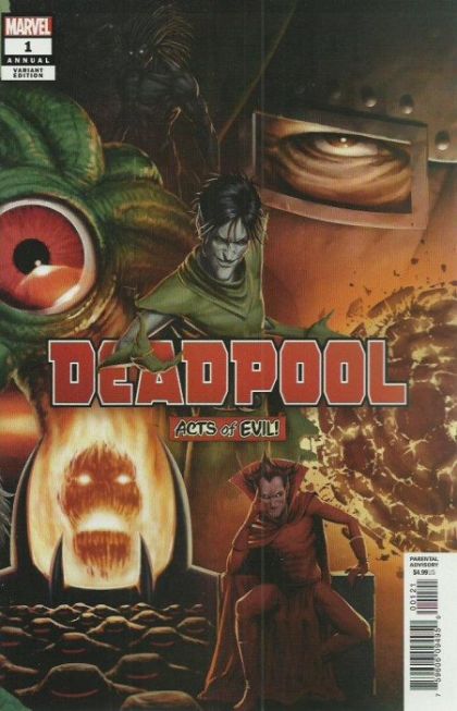Deadpool, Vol. 6 Annual  |  Issue#1B | Year:2019 | Series:  | Pub: Marvel Comics | Variant John Tyler Christopher Connecting Cover