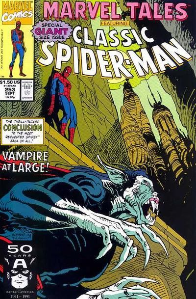 Marvel Tales, Vol. 2 Vampire at Large |  Issue#253A | Year:1991 | Series: Spider-Man |