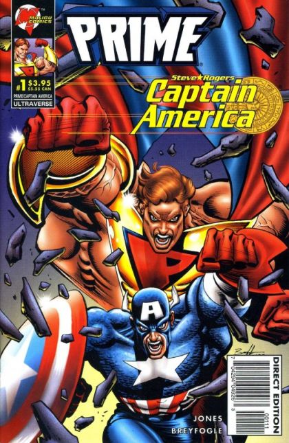 Prime / Captain America Accept No Substitutes / Real Is As Real Does |  Issue#1 | Year:1996 | Series:  | Pub: Malibu Comics