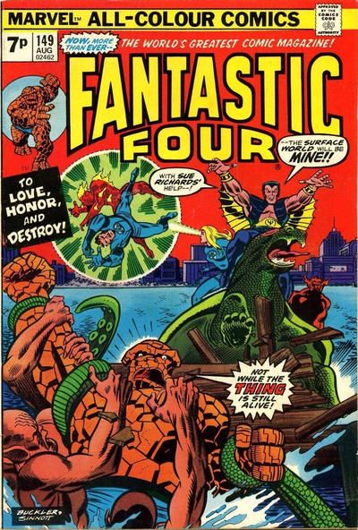 Fantastic Four, Vol. 1 To Love, Honor, and Destroy! |  Issue#149B | Year:1974 | Series: Fantastic Four | Pub: Marvel Comics