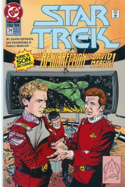 Star Trek, Vol. 2 The Tree Of Life, The Branches Of Heaven |  Issue#34A | Year:1992 | Series: Star Trek | Pub: DC Comics |