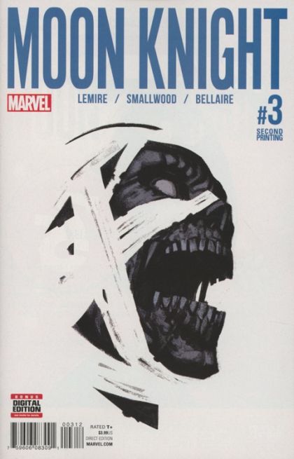 Moon Knight, Vol. 8 Welcome To New Egypt, Part Three |  Issue#3C | Year:2016 | Series:  |  2nd Printing Greg Smalwood Variant Cover