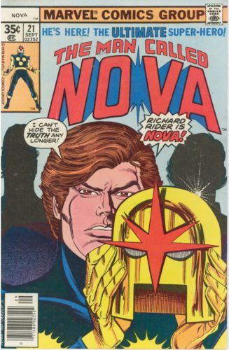 Nova, Vol. 1 The Shocking Secert of Nova |  Issue#21 | Year:1978 | Series: Nova | Pub: Marvel Comics