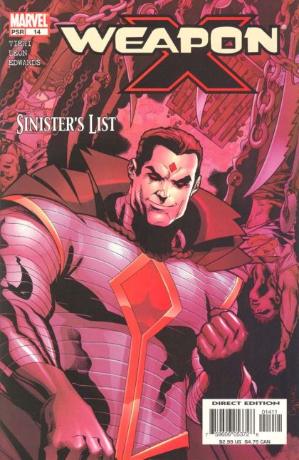 Weapon X, Vol. 2 Sinister's List |  Issue#14A | Year:2003 | Series: Weapon X | Pub: Marvel Comics |