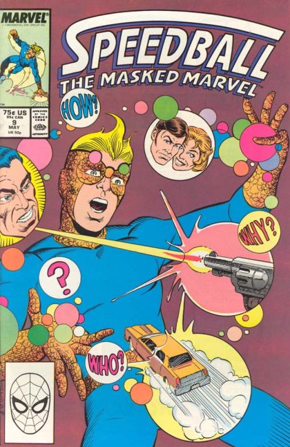 Speedball The Masked Marvel The Hidden Past |  Issue#9A | Year:1989 | Series:  |