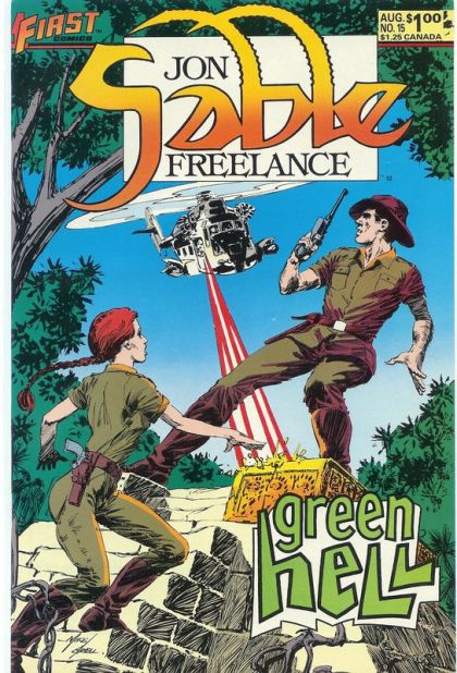 Jon Sable, Freelance Green Hell |  Issue#15 | Year:1984 | Series: Jon Sable | Pub: First Comics