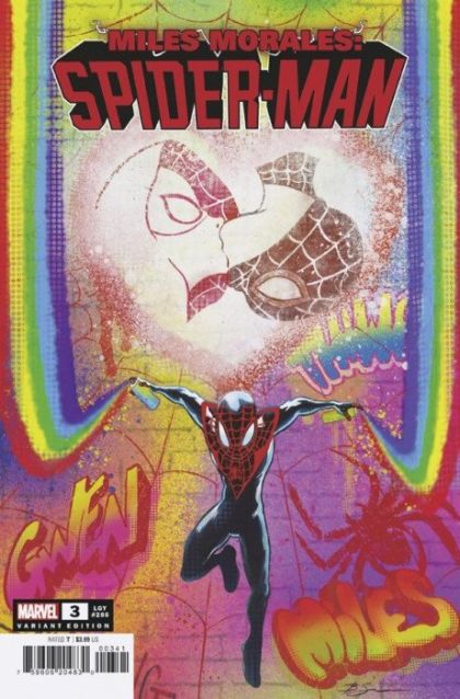 Miles Morales: Spider-Man, Vol. 2 Trial By Spider |  Issue#3D | Year:2023 | Series:  | Pub: Marvel Comics | Benjamin Su Graffiti Variant
