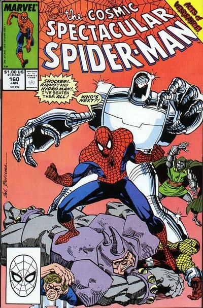 The Spectacular Spider-Man, Vol. 1 Acts of Vengeance - The Fear and the Fury (Or the Metal in Men's Souls) |  Issue#160A | Year:1989 | Series: Spider-Man |
