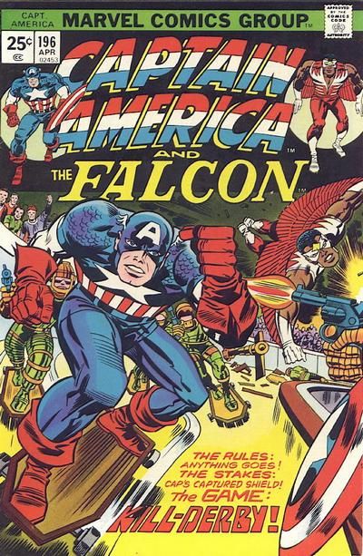 Captain America, Vol. 1 Kill-Derby |  Issue#196A | Year:1976 | Series: Captain America | Pub: Marvel Comics