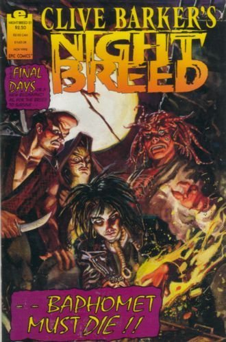 Clive Barker's: Night Breed (Marvel)  |  Issue#21 | Year:1992 | Series: Clive Barker | Pub: Marvel Comics