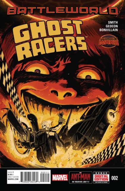 Ghost Racers Secret Wars  |  Issue#2A | Year:2015 | Series:  | Pub: Marvel Comics | Francesco Francavilla Cover